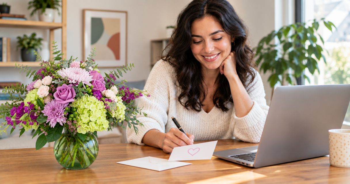What to write on a get well flower delivery card
