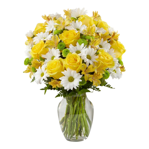 The FTD Sunny Sentiments Bouquet - Premium