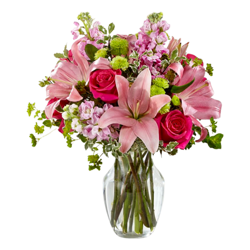 The FTD Pink Posh Bouquet - Deluxe
