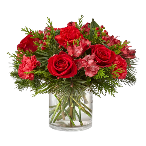 The FTD Merry Mistletoe Bouquet - Deluxe