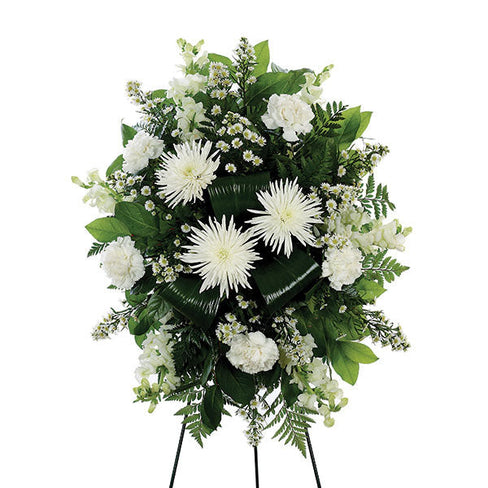White Standing Spray