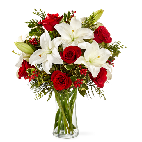 Sparkling Snowflakes Bouquet - Deluxe