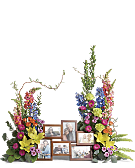Loving Farewell Photo Tribute Bouquet