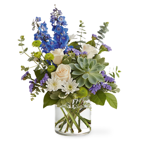 Cerulean Waves Bouquet - Deluxe
