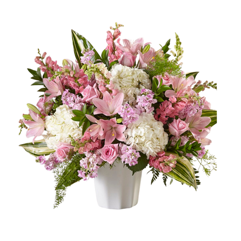 The FTD Simply Serene Floor Basket - Deluxe