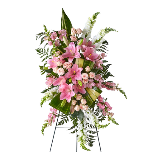 The FTD Elegant Embrace Standing Spray