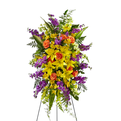 The FTD Thoughtful Prayers Standing Spray - Deluxe
