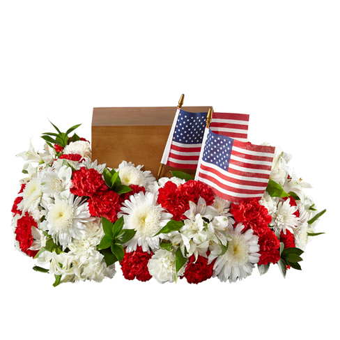 The FTD Spirit of Patriotism Cremation Adornment