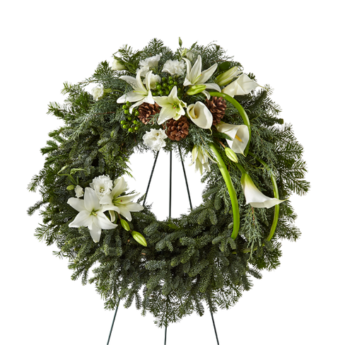 The FTD Greens of Hope Wreath