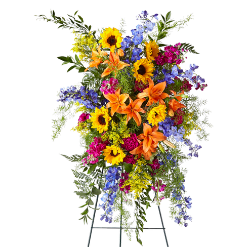 The FTD Sunlit Memories Standing Spray
