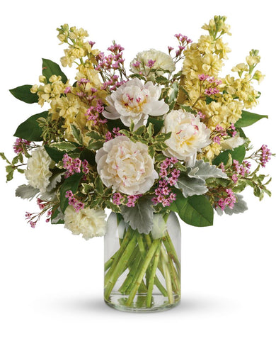 Serene Spring Peony Bouquet, standard