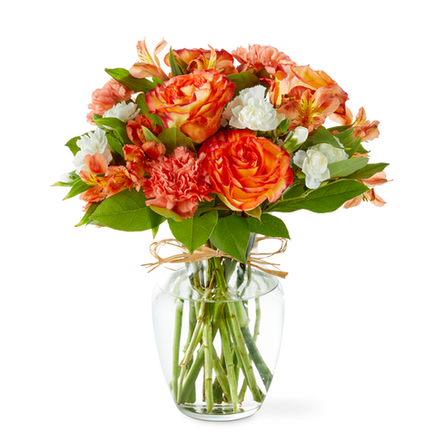 Apricot Glow Bouquet - Deluxe