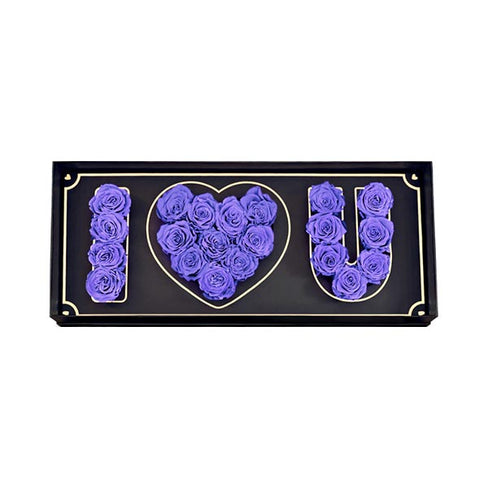 I Love You Box Bouquet - Lavender Haze