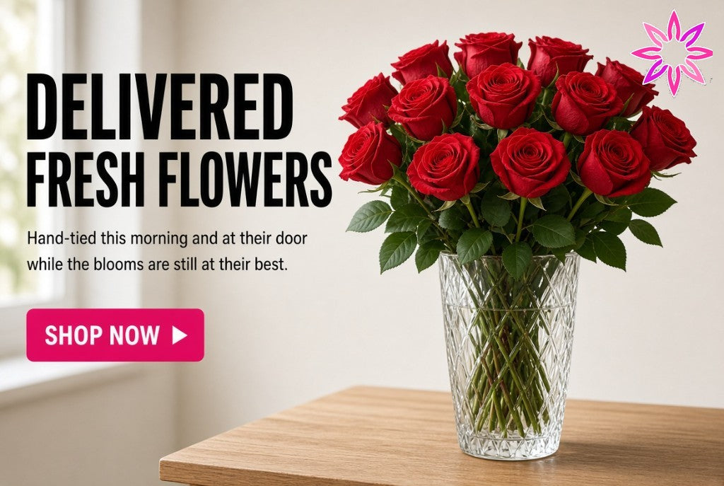 Delivered fresh flowers